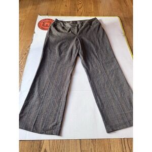 Lane Bryant Brown Plaid Pantsuit